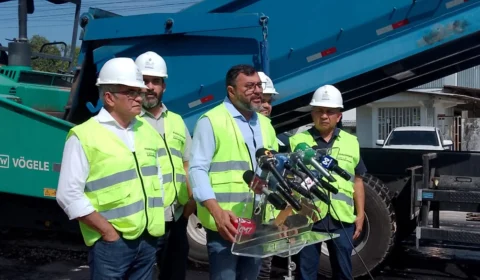 Governador Wilson Lima vistoria retomada das obras da rodovia AM-010