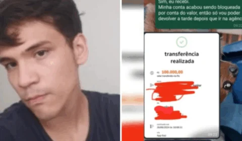 Universitário recebe por engano pix de R$ 100 mil e devolve valor