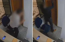 VEJA VÍDEO: morador tenta matar zelador de prédio a facadas