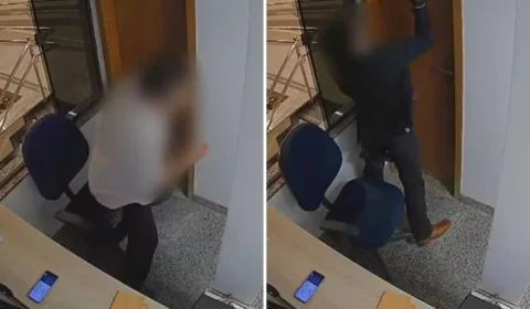 VEJA VÍDEO: morador tenta matar zelador de prédio a facadas