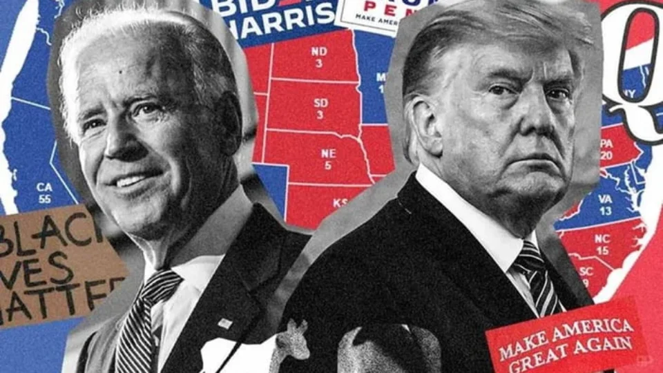 Pesquisa mostra Donald Trump à frente de Joe Biden nas intenções de voto nos EUA