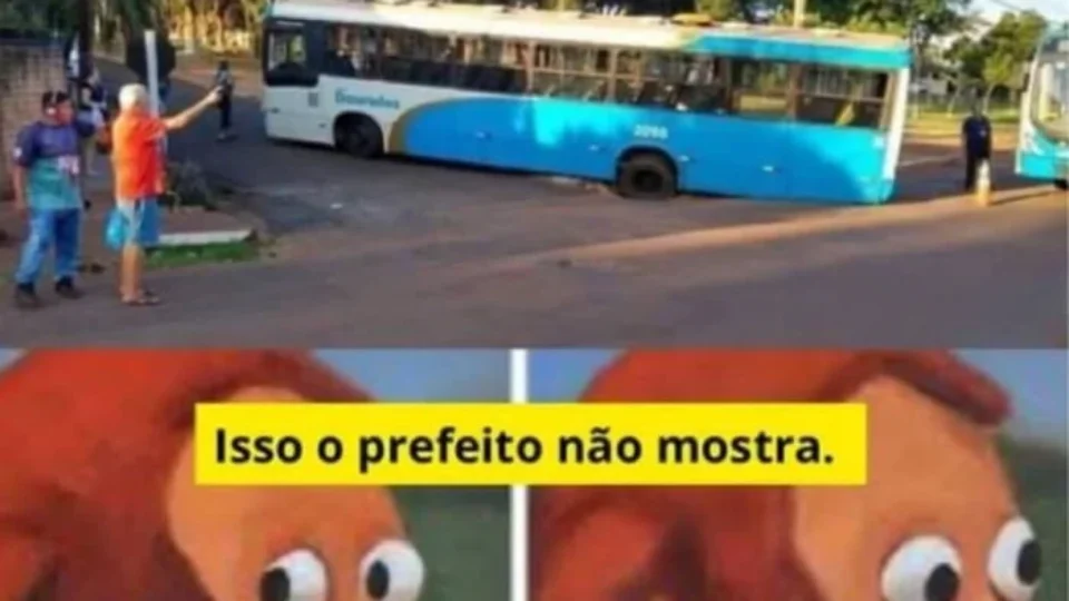 Prefeito se dói com crítica a buracos, aciona Justiça e toma invertida