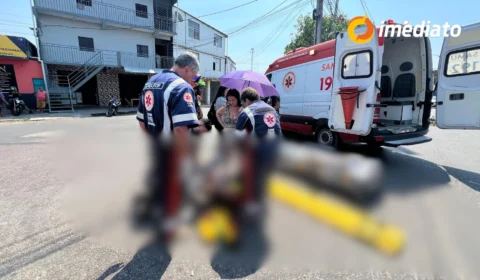 Motociclista sofre acidente grave na Av. Cosme Ferreira em Manaus; Veja vídeo