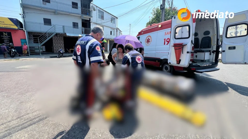 Motociclista sofre acidente grave na Av. Cosme Ferreira em Manaus; Veja vídeo