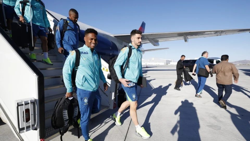 Copa América: Seleção desembarca em Las Vegas para enfrentar o Uruguai