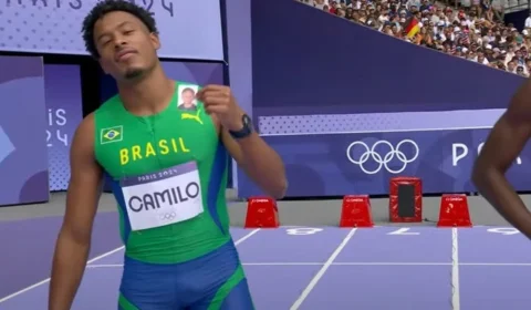 Decepção na pista: Ex- BBB Paulo André cai na primeira fase dos 100m em Paris
