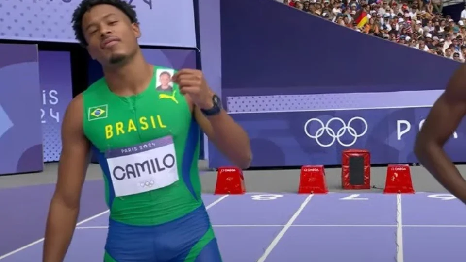 Decepção na pista: Ex- BBB Paulo André cai na primeira fase dos 100m em Paris