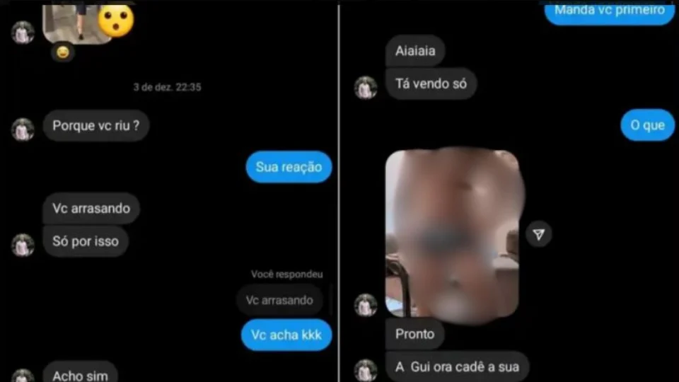 VEJA PRINTS: pastor manda foto de cueca para fiel e pede chamada de vídeo