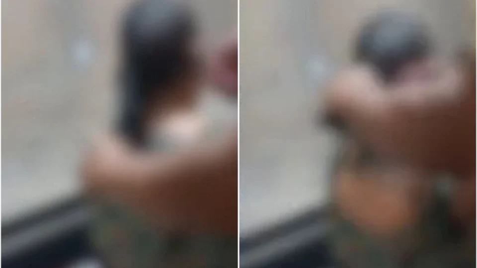 VEJA VÍDEO: marido corta cabelo e raspa sobrancelha de mulher durante crise de ciúmes