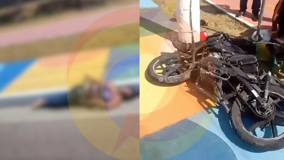 Vídeo: mulher morre após motocicleta de aplicativo realizar retorno irregular em avenida na Ponta Negra