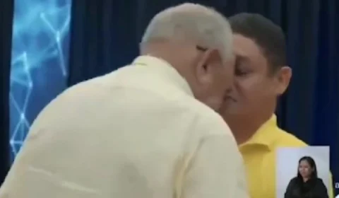 Vídeo: prefeito de Teresina dá cabeçada em oponente em debate ao vivo