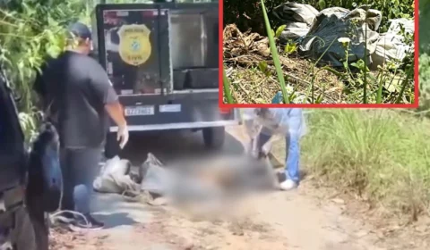 Vídeo: com pés e mãos amarradas, corpo de homem é encontrado em ramal no Puraquequara