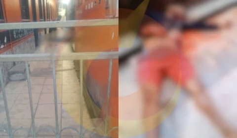 Imagens fortes: mulher mata e abre barriga de marido a facadas em Manicoré para proteger a filha