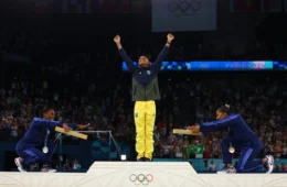 É OURO! Rebeca Andrade supera Simone Biles no Solo em Paris 2024