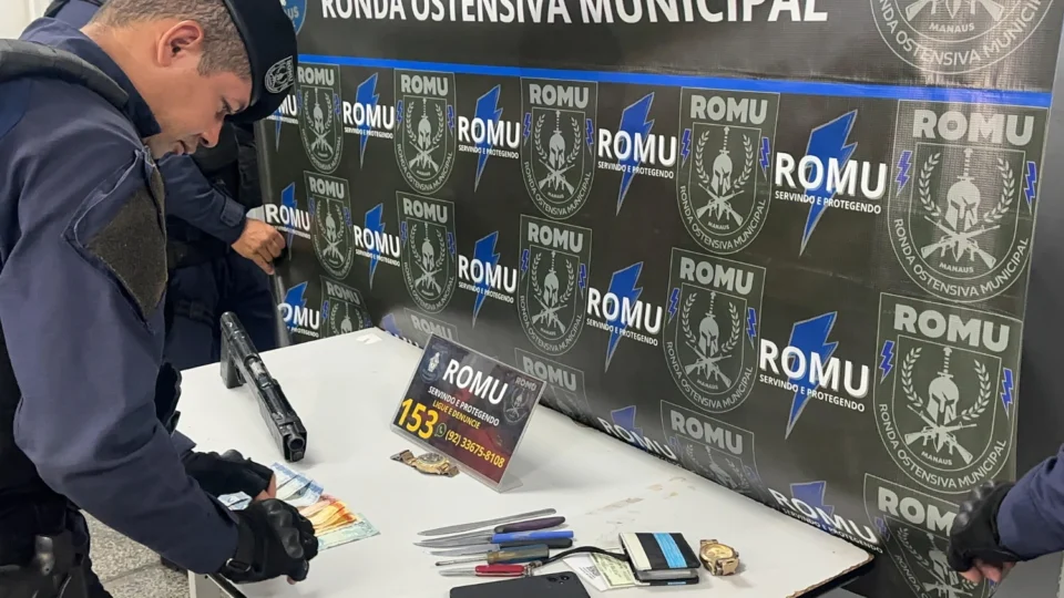 Trio que realizava assaltos dentro do Terminal 4 é preso pela Guarda Municipal