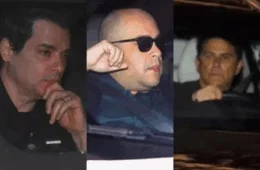 Familiares e amigos chegam para o sepultamento de Silvio Santos em São Paulo