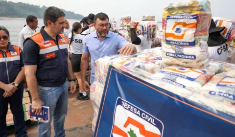 Wilson Lima anuncia envio de 116 toneladas de alimentos para municípios afetados pela estiagem em 2024