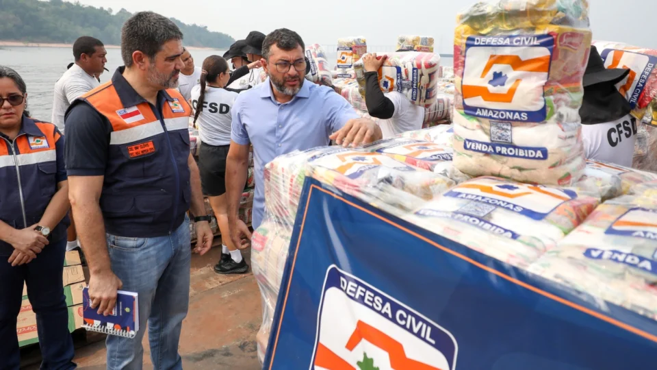 Wilson Lima anuncia envio de 116 toneladas de alimentos para municípios afetados pela estiagem em 2024