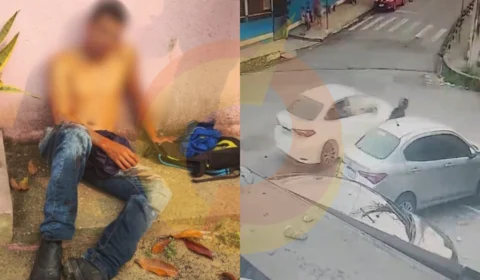 Vídeo: tentativa de homicídio deixa motoqueiro ferido no Santa Etelvina