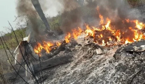 URGENTE: avião de pequeno porte cai e deixa 5 mortos no Mato Grosso