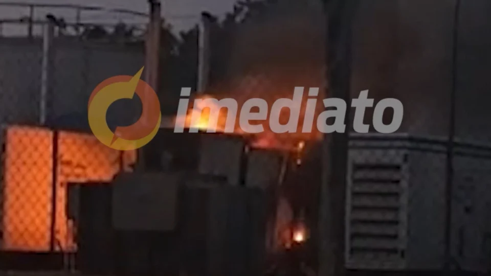 Vídeo: incêndio em usina termelétrica provoca apagão em Barcelos, no Amazonas