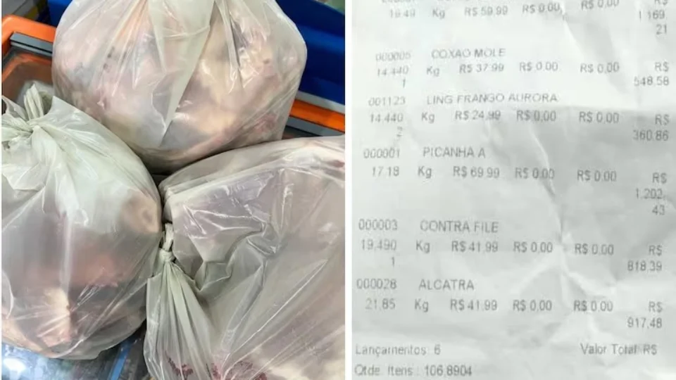 Homem é preso após tentar comprar 106 kg de carnes com falso Pix de R$ 5 mil
