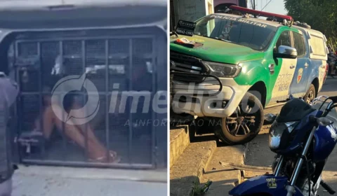 Polícia prende homem que fugiu após perseguição e tiroteio no bairro Coroado