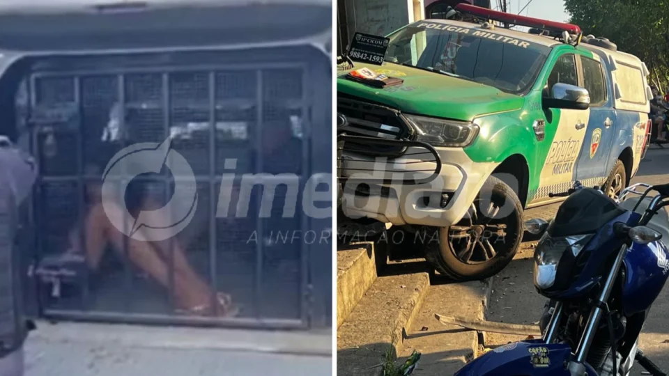 Polícia prende homem que fugiu após perseguição e tiroteio no bairro Coroado