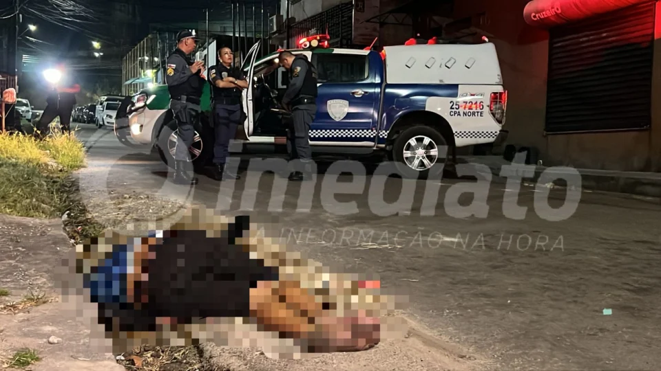 Corpo de homem morto é jogado de dentro de carro no bairro Cidade Nova