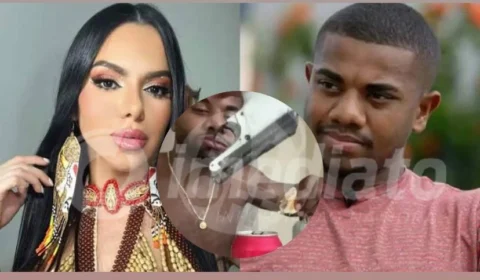 VEJA IMAGENS: denúncia de Tamires Assis traz fotos de Davi Brito com arma de fogo