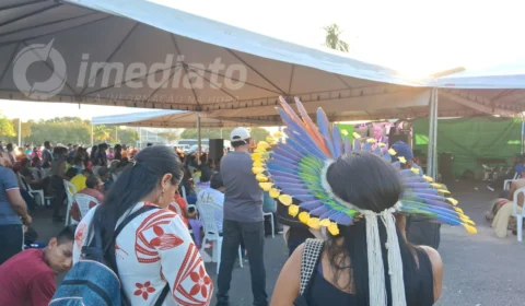 Indígenas protestam contra o Marco Temporal em Roraima