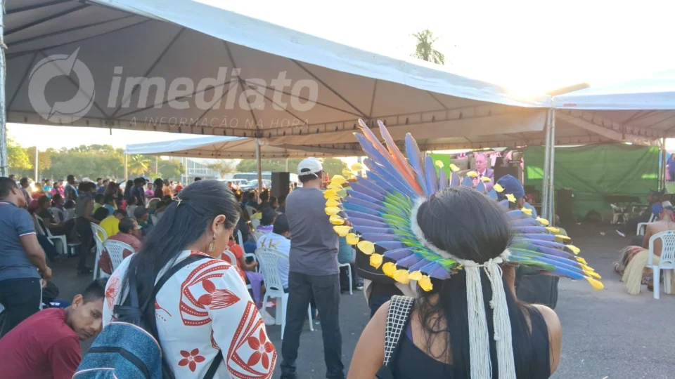 Indígenas protestam contra o Marco Temporal em Roraima