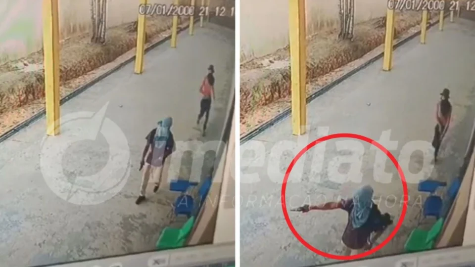VEJA VÍDEO: bandidos roubam e apontam arma para alunos em escola no bairro Cidade de Deus