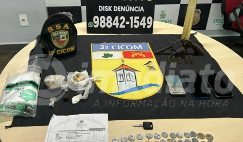 Homem é preso em ‘boca de fumo’ no bairro Japiim após denúncias