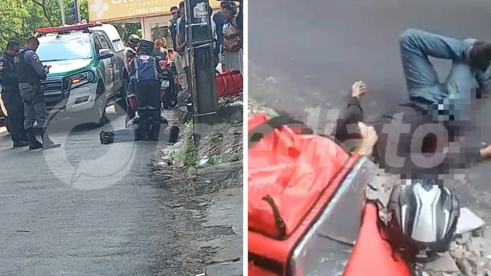VÍDEO: assaltante é baleado após ‘meter fita’ em clínica no bairro Compensa