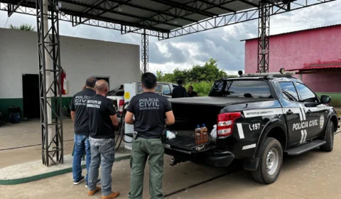 PC auxilia fiscais da Agência Nacional do Petróleo em interdição de Posto de combustível em Roraima