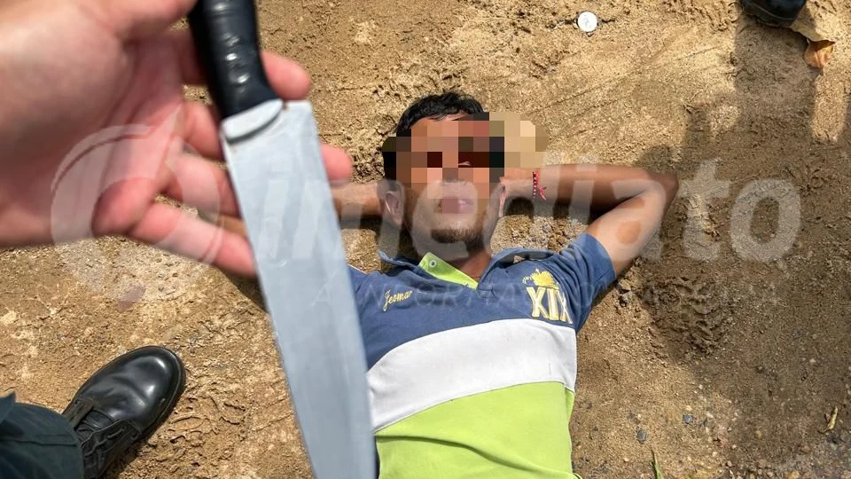 Venezuelano embriagado é preso após ameaçar homem com faca em Boa Vista