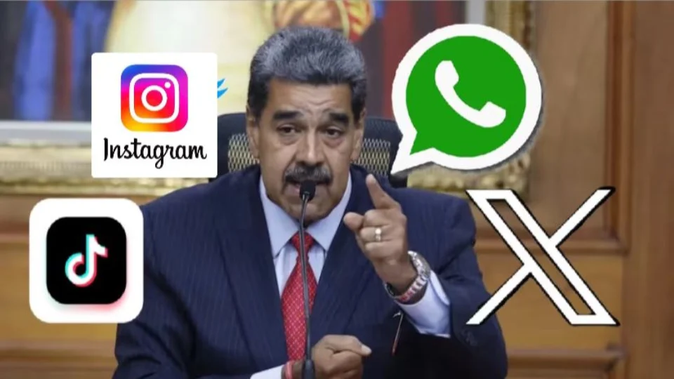 VÍDEO: Nicolás Maduro anuncia a suspensão de X, WhatsApp, Instagram e Tik Tok durante dez dias