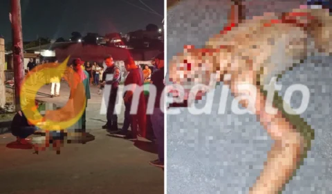 Veja as fotos de como ficou corpo de homem morto com golpes de ‘terçado’ na cabeça