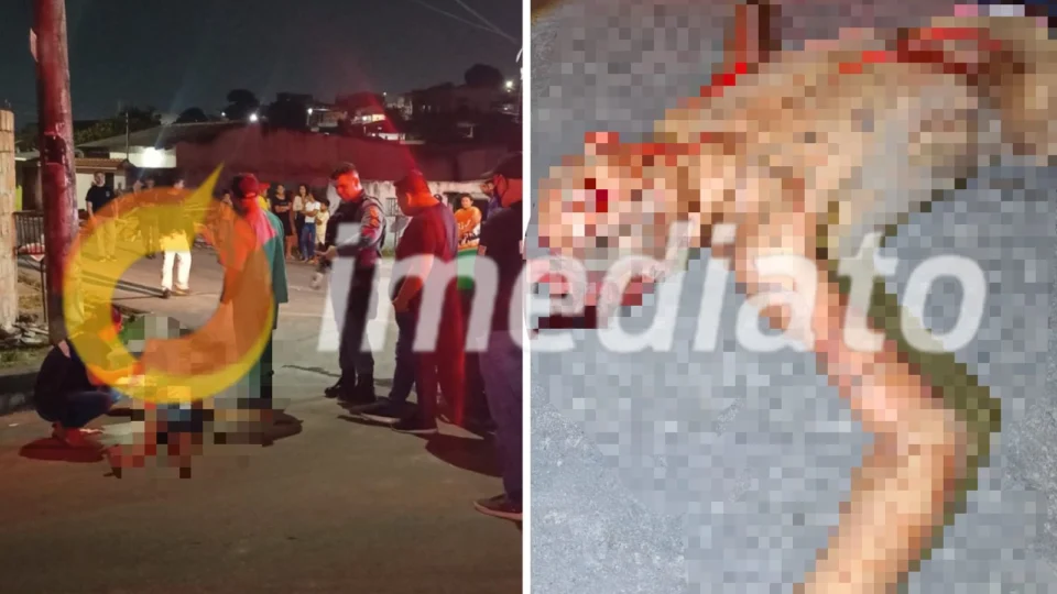 Veja as fotos de como ficou corpo de homem morto com golpes de ‘terçado’ na cabeça