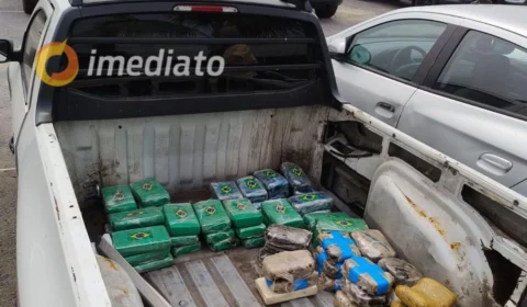 Traficante é preso com R$1 milhão em drogas dentro de picape no Distrito Industrial