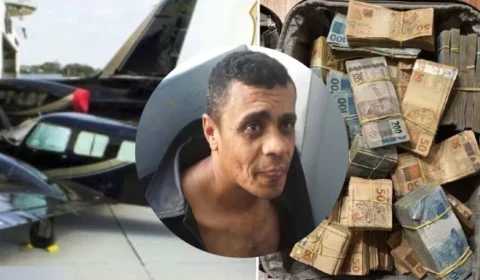 Avião apreendido pela Polícia Federal com meio milhão é do advogado de Adélio Bispo