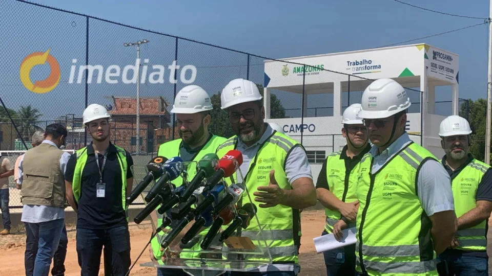 Wilson Lima acompanha fase final de obras na ligação viária entre as avenidas Silves e Maués