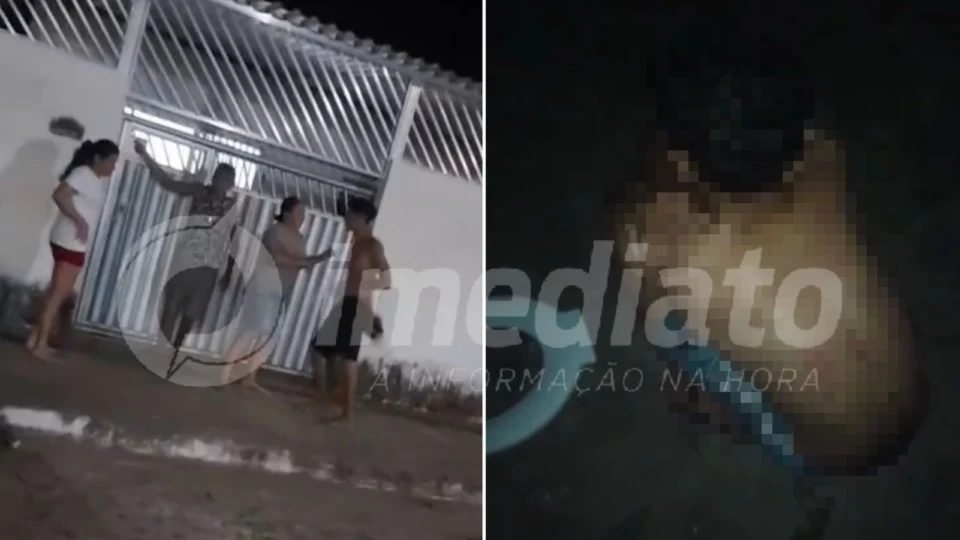 VEJA VÍDEOS: filho agride mãe e leva chicotadas do ‘tribunal do crime’ como castigo