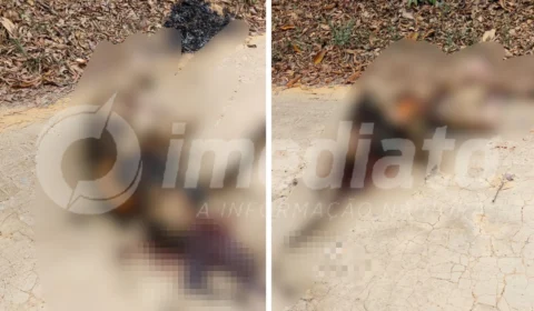 IMAGENS FORTES: corpo de homem é encontrado carbonizado no ramal do Brasileirinho