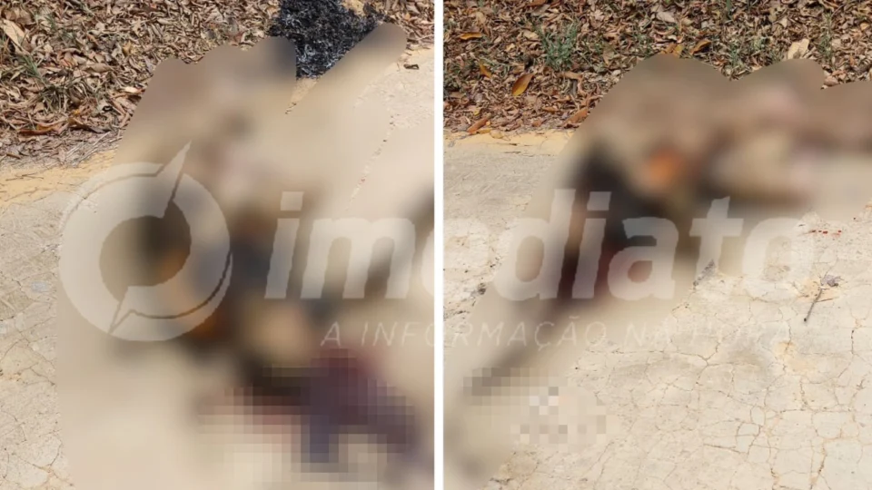 IMAGENS FORTES: corpo de homem é encontrado carbonizado no ramal do Brasileirinho