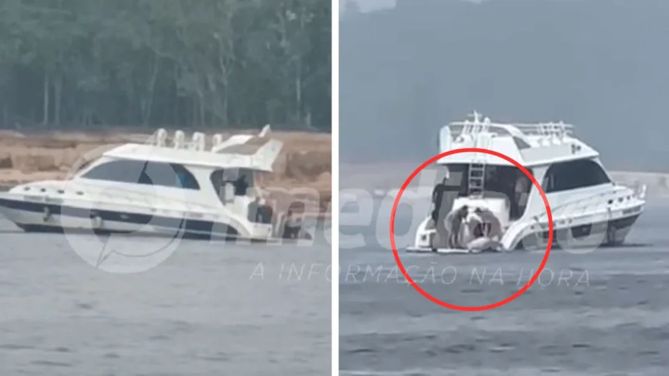 VEJA VÍDEOS: homem morre após cair de jetski na Ponta Negra em Manaus