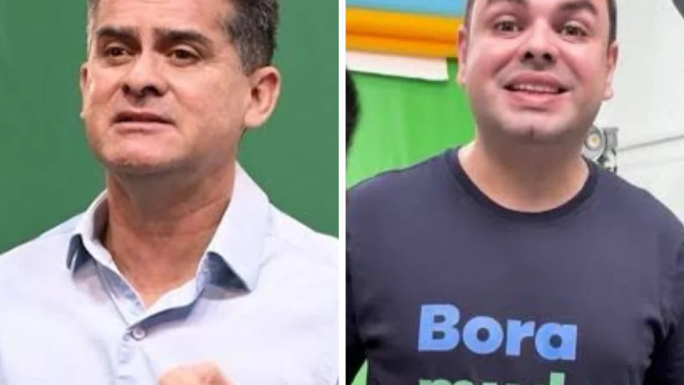 David Almeida tenta, mas não consegue impedir Roberto Cidade de usar camiseta com slogan ‘Bora Mudar Manaus’