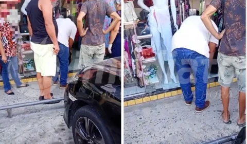 VEJA VÍDEOS: mulher é encontrada amarrada em loja após assalto no bairro Cidade Nova