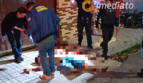 Homem é morto a tiros enquanto bebia com familiares no bairro Cidade de Deus